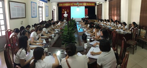 Trường Tiểu học Ái Mộ B tổ chức Hội nghị tổng kết năm học 2015 – 2016 và triển khai nhiệm vụ năm học 2016 – 2017       